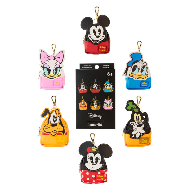 Loungefly Disney Mickey & Friends Mystery Mini Backpack Keychain