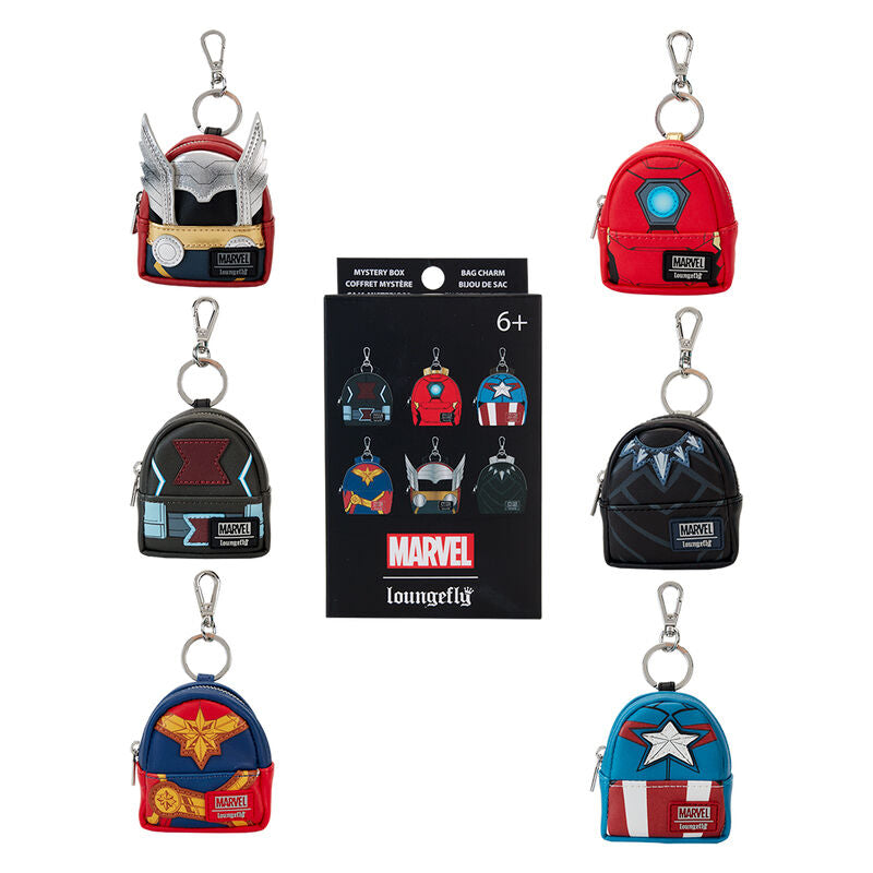 Loungefly Marvel Avengers Mystery Mini Backpack Keychain